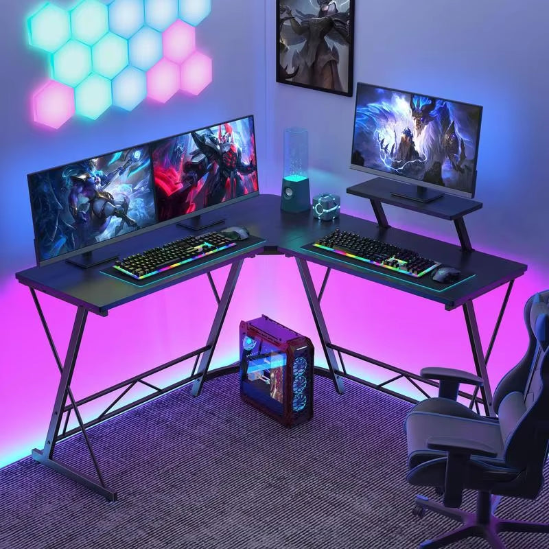 Standard L-Shaped Gaming Desk 