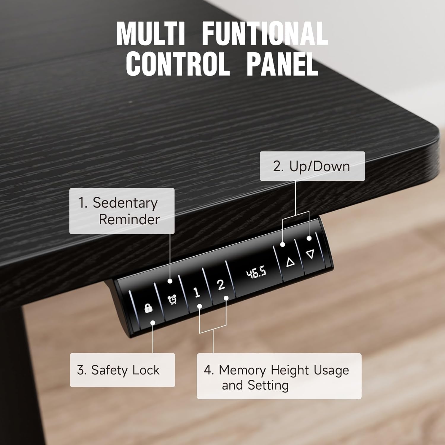 Standing Adjustable Gaming Desk With Storage