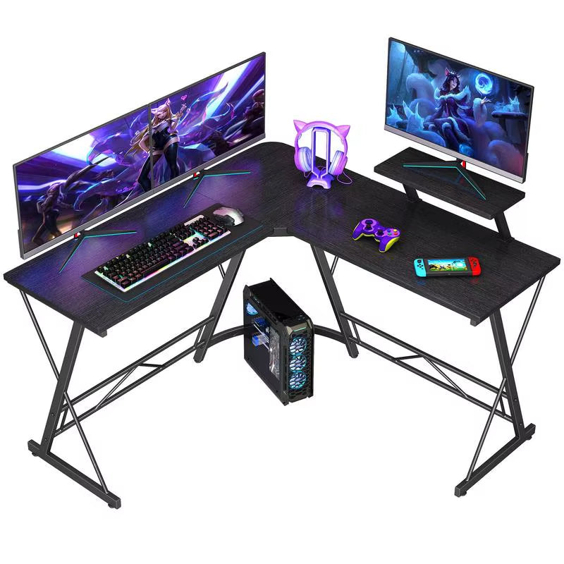 Standard L-Shaped Gaming Desk 